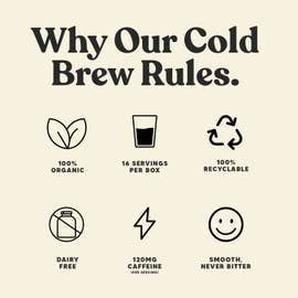 Cold Brew 96oz Box Tap – Ready-to-Drink, SEA SALT & CARAMEL: 1 Box / 16 Servings (Sea Salt & Caramel)