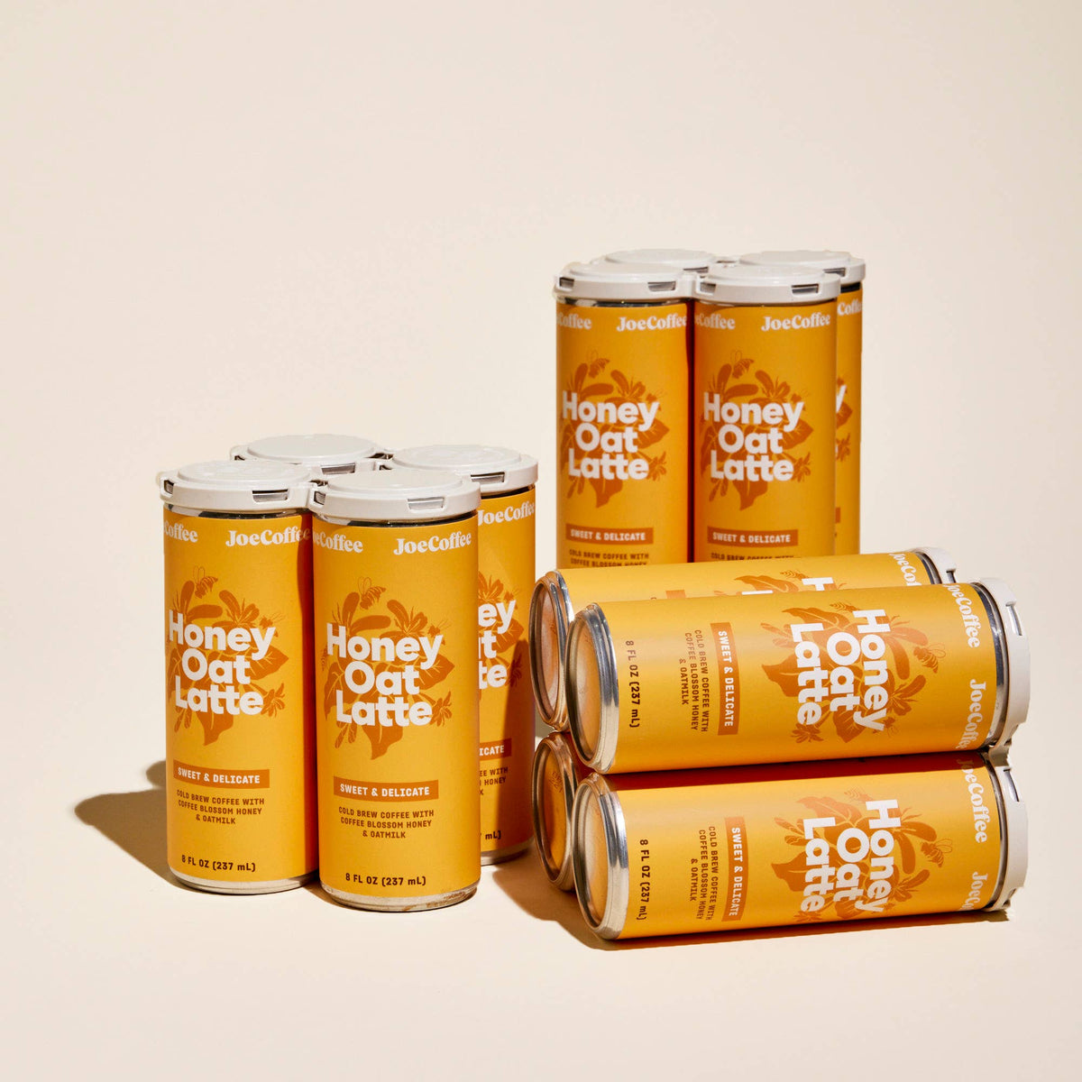 X - TRA Cold Brew Coffee Cans - Honey Oat Latte, Ready to Drink, 1 can, Dairy Free and Slightly Sweet