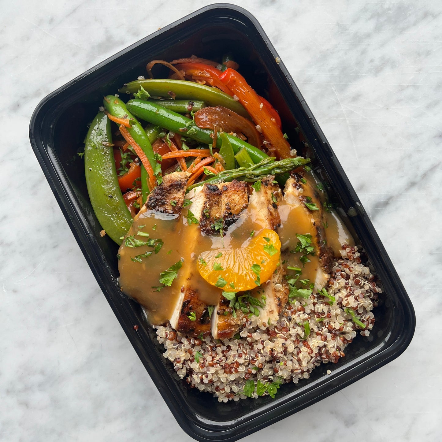 Orange Chicken & Asian Quinoa