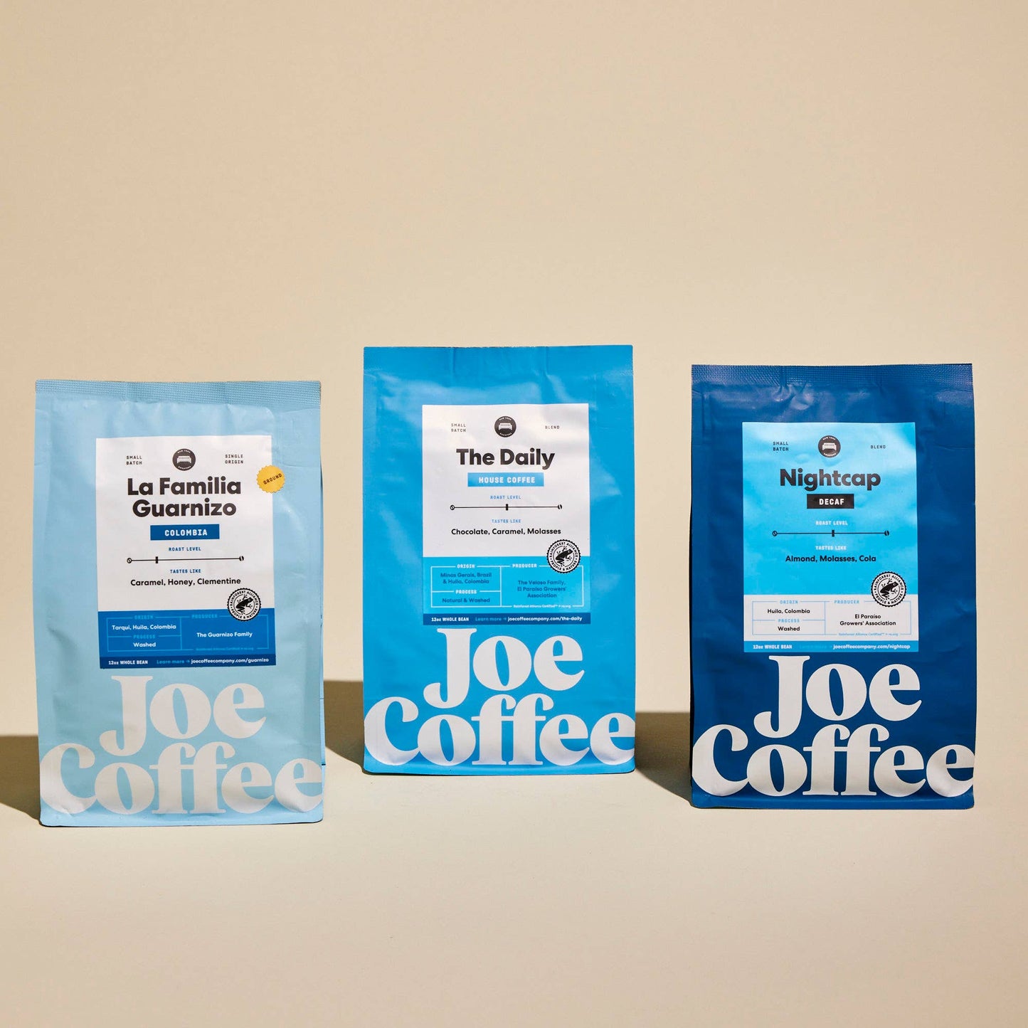 X- TRA La Familia Guarnizo, Single Origin, Light Roast Coffee, 12 oz, Kosher, Rainforest Alliance Certified, NYC Roaster: Ground