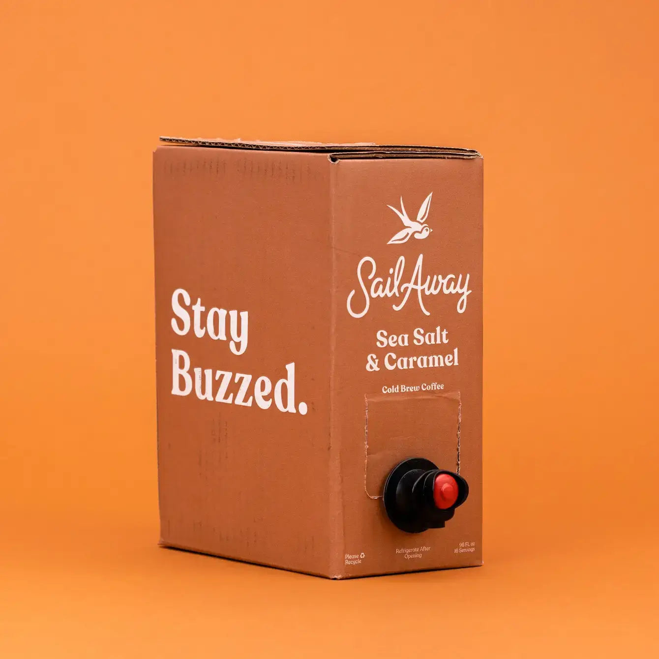 Cold Brew 96oz Box Tap – Ready-to-Drink, SEA SALT & CARAMEL: 1 Box / 16 Servings (Sea Salt & Caramel)