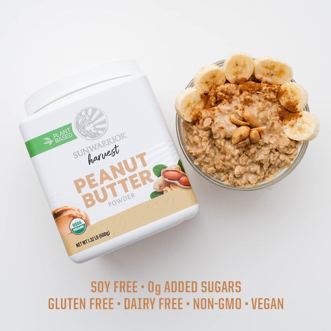 ZWarrior Organic Peanut Butter Powder - Clean Protein, Gluten-Free