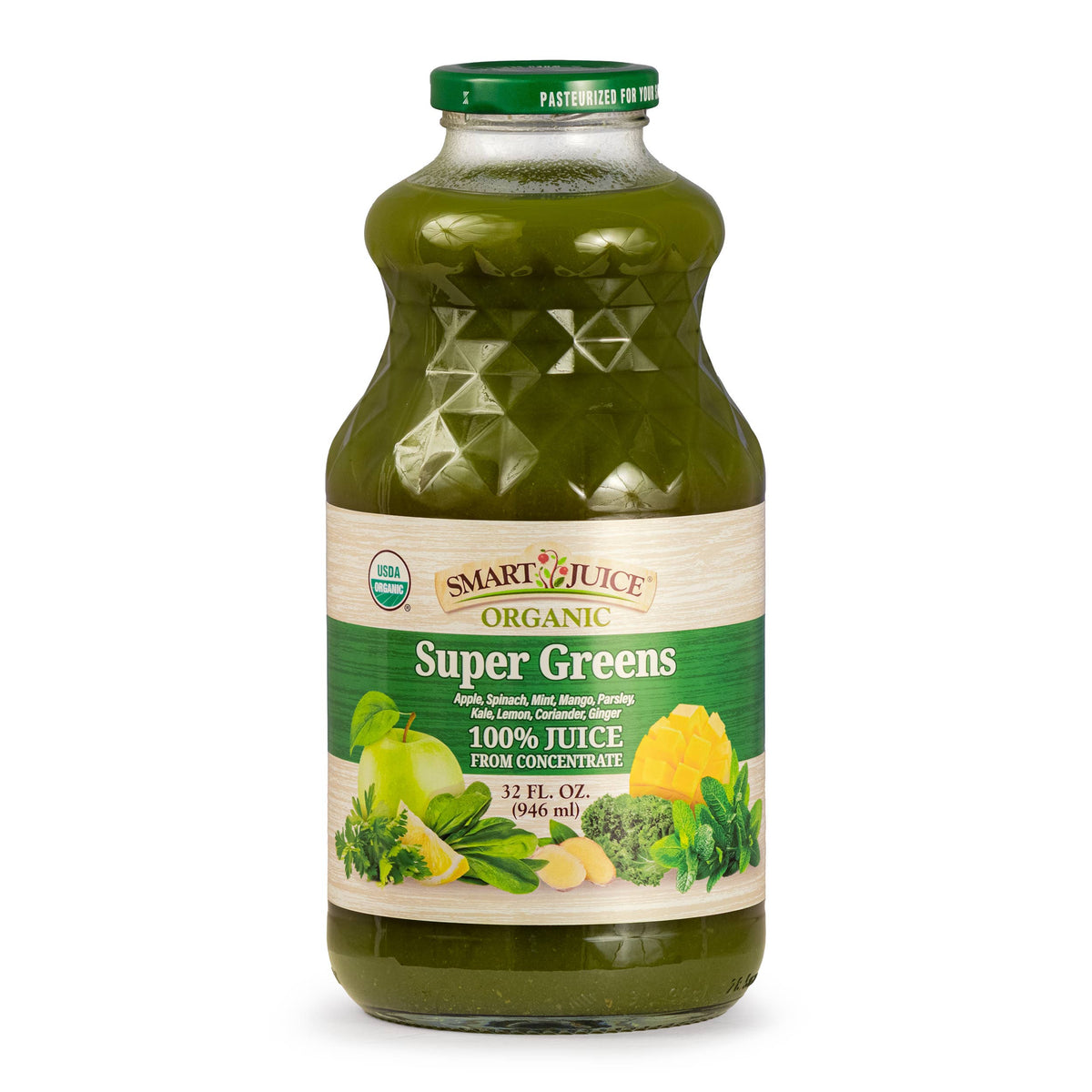 X-TRA Organic Super Greens Juice Blend – 100% Juice, Shelf Stable