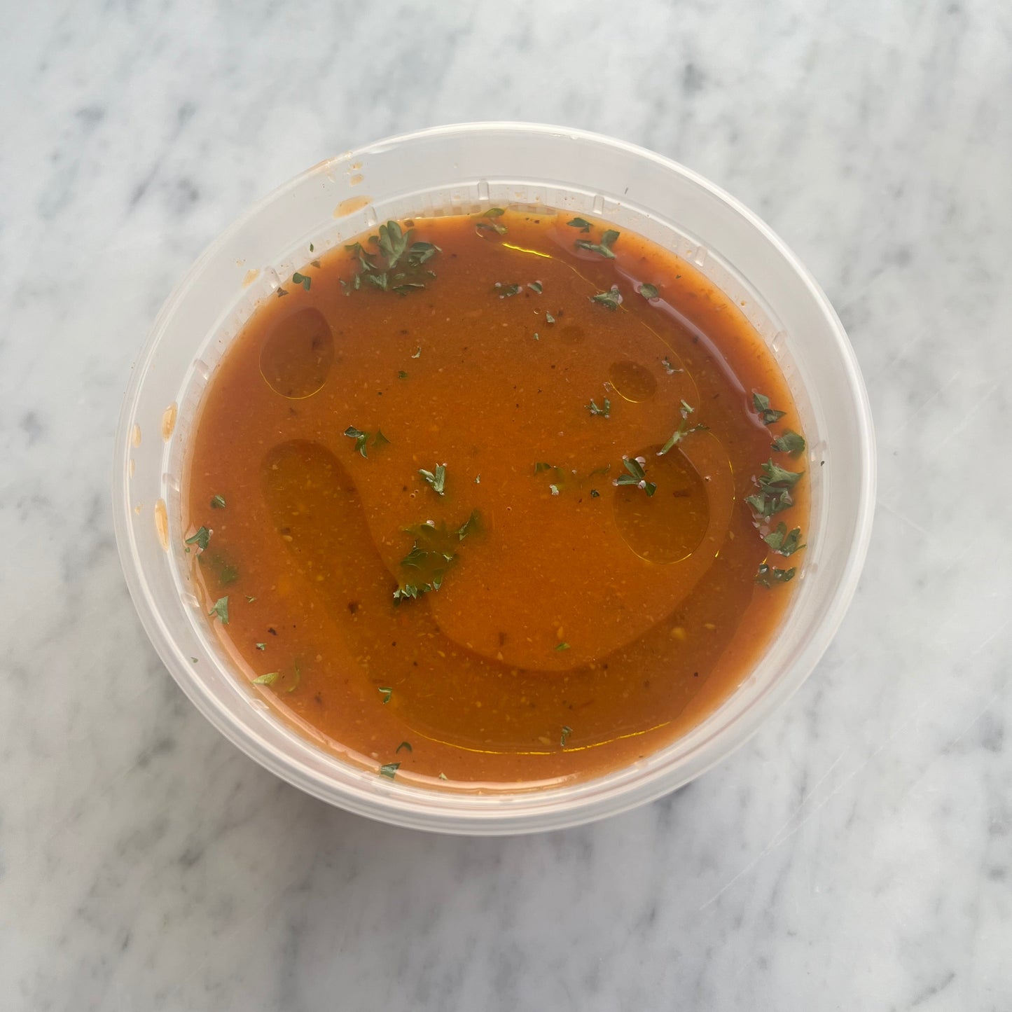 Roasted Red Pepper & Smoked Gouda Soup