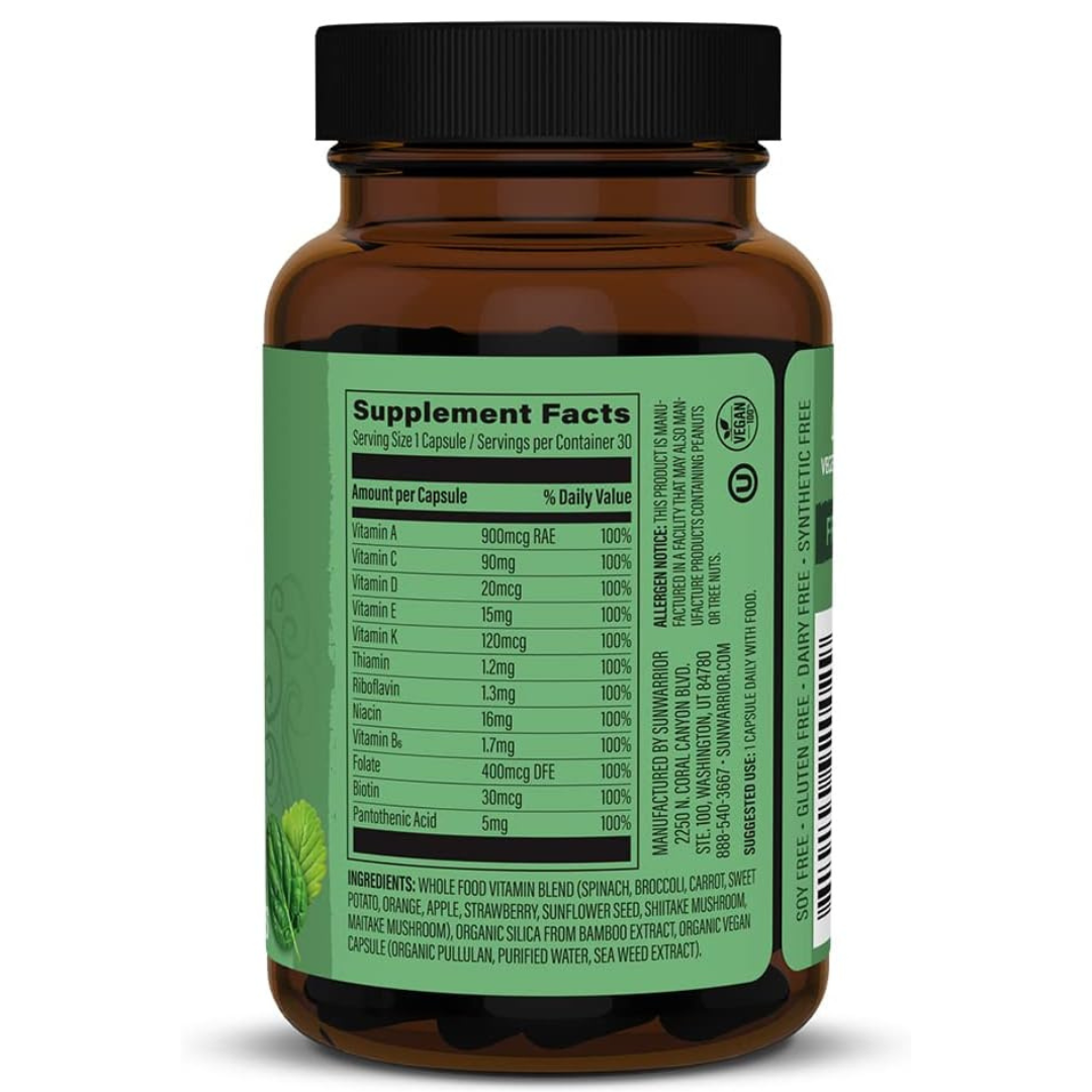 Daily Multi Vitamin Capsule Supplement - Plant-Based