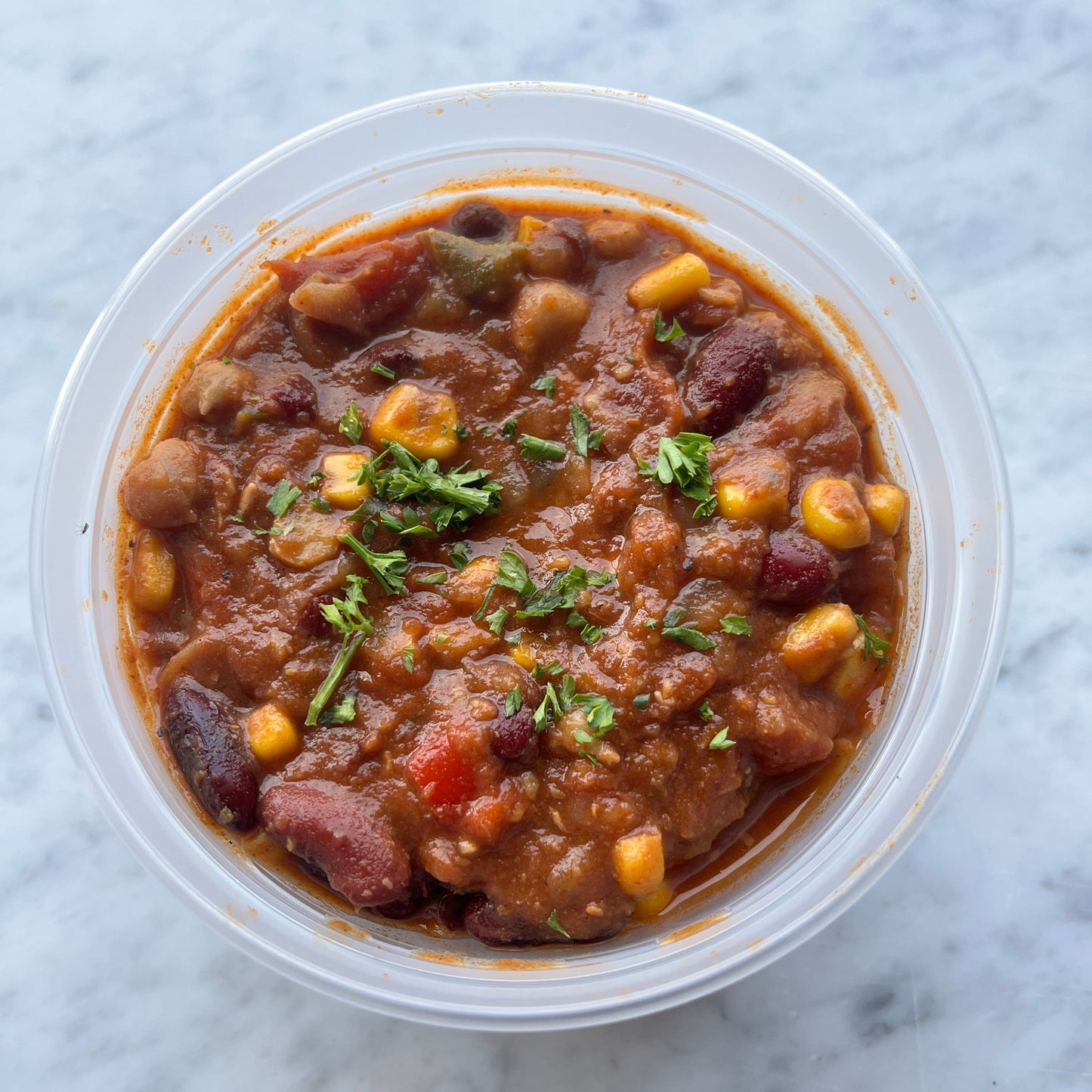 Sweet Potato & Black Bean Chili, GF, V, VG