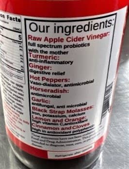 X-TRA Fire Cider: 16oz