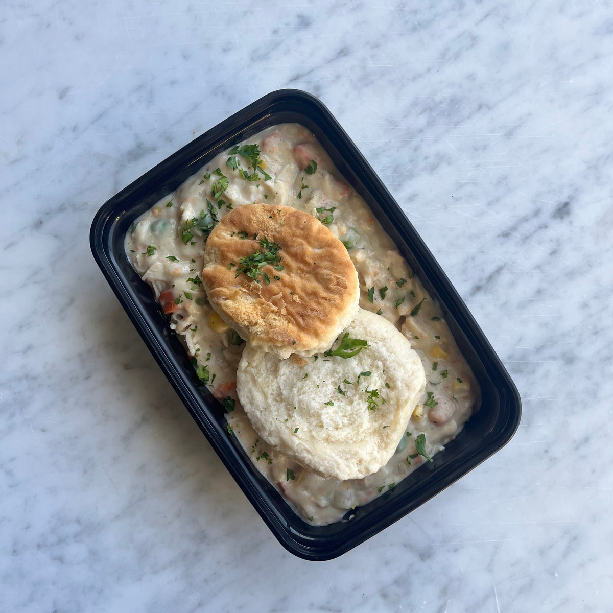 Homemade Turkey & Vegetable Pot Pie