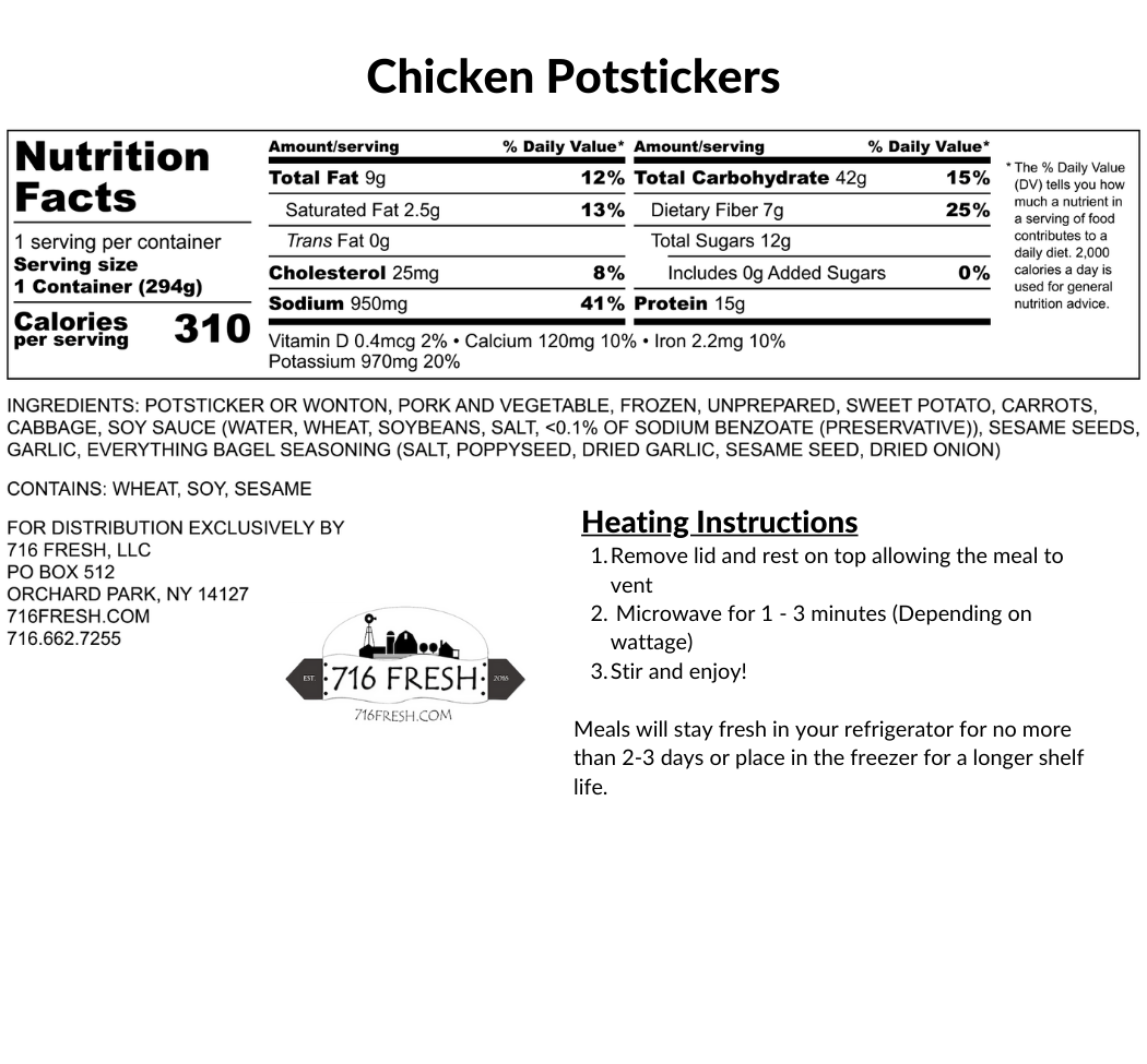 Chicken Potstickers