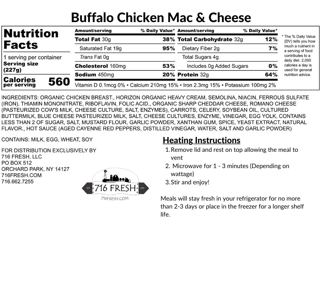 Buffalo Chicken Mac & Cheese