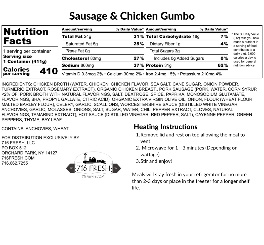 Sausage & Chicken Gumbo