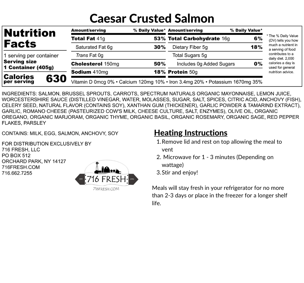 Caesar Crusted Salmon