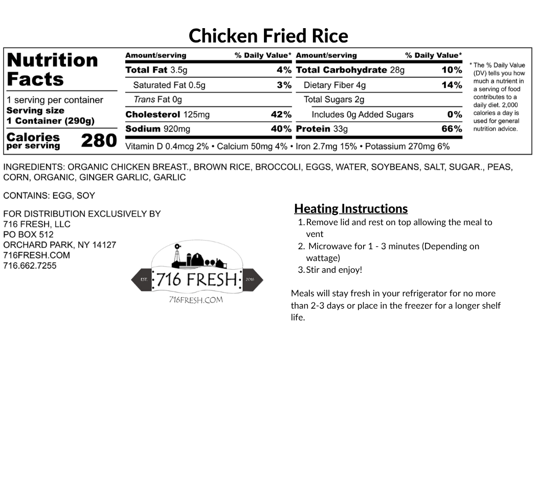 Chicken Fried Rice, GF