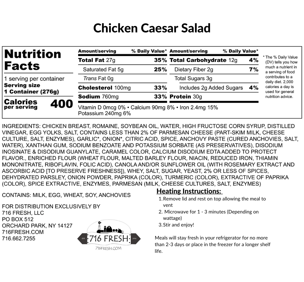 Chicken Caesar Salad