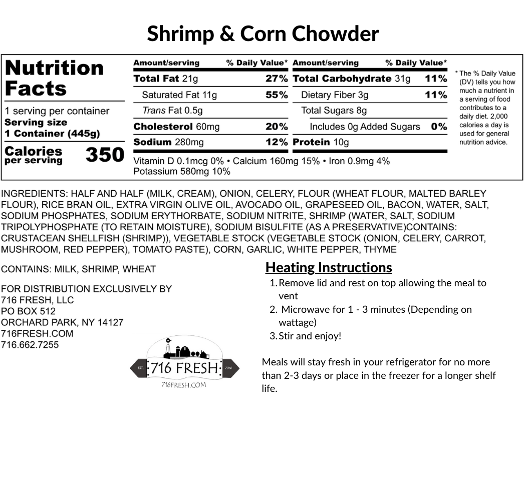 Shrimp & Corn Chowder