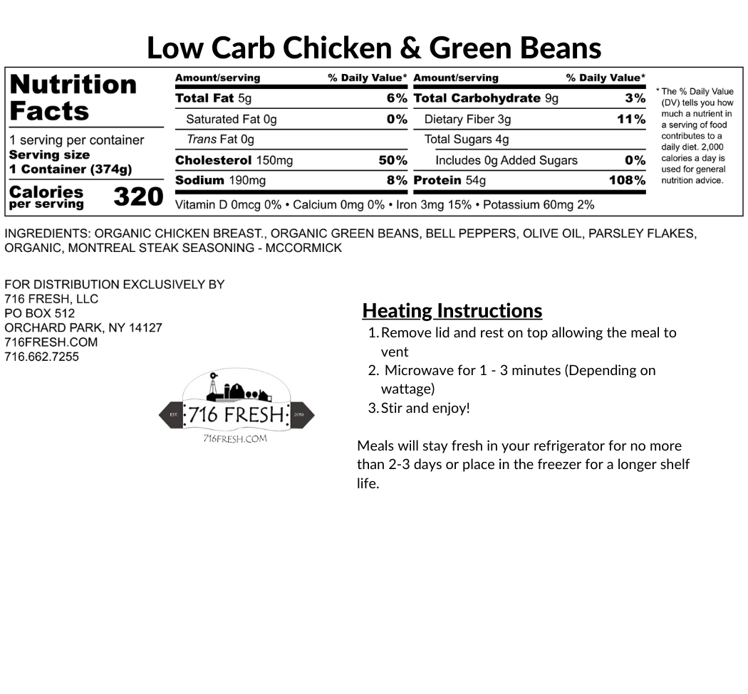 Low Carb Chicken & Green Beans