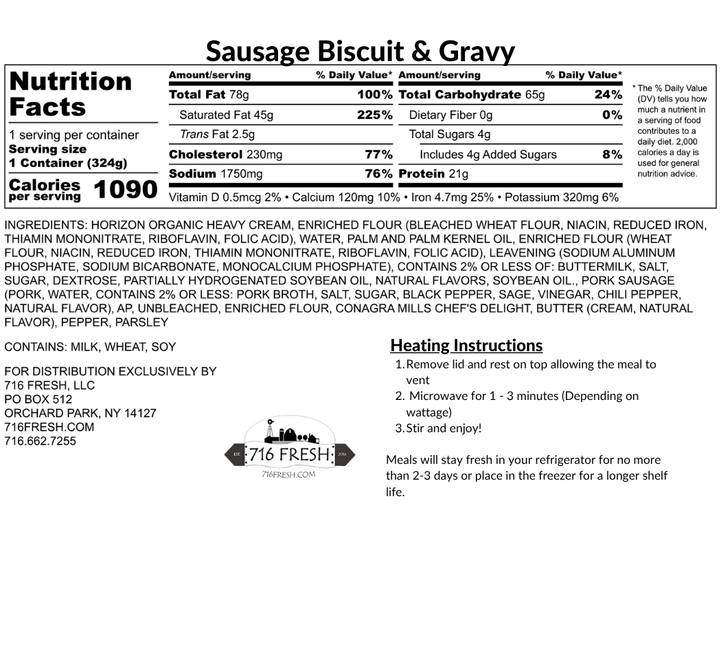 Sausage Biscuit & Gravy
