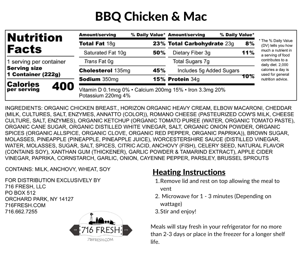 BBQ Chicken & Mac