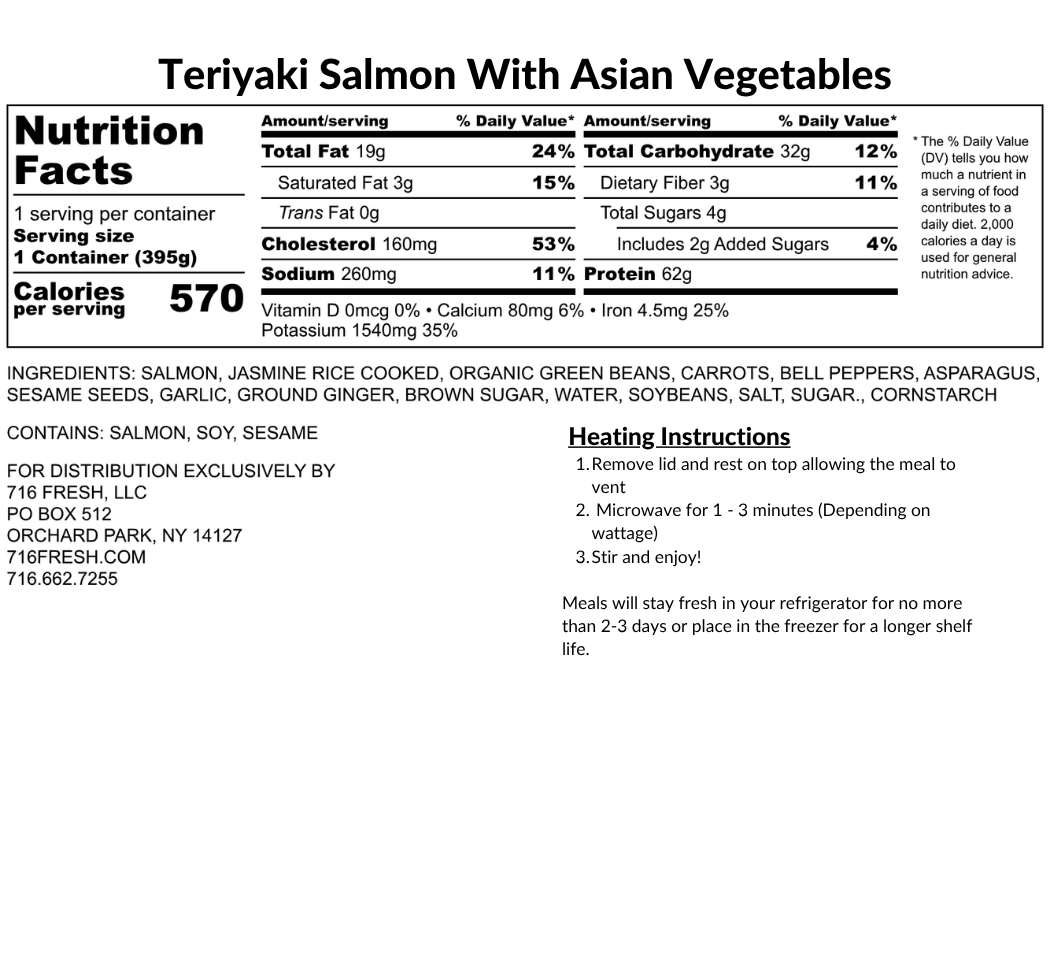Teriyaki Salmon With Asian Vegetables