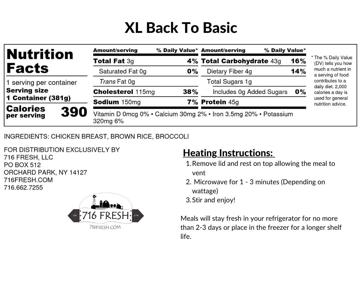 XL Fresh Back to Basics