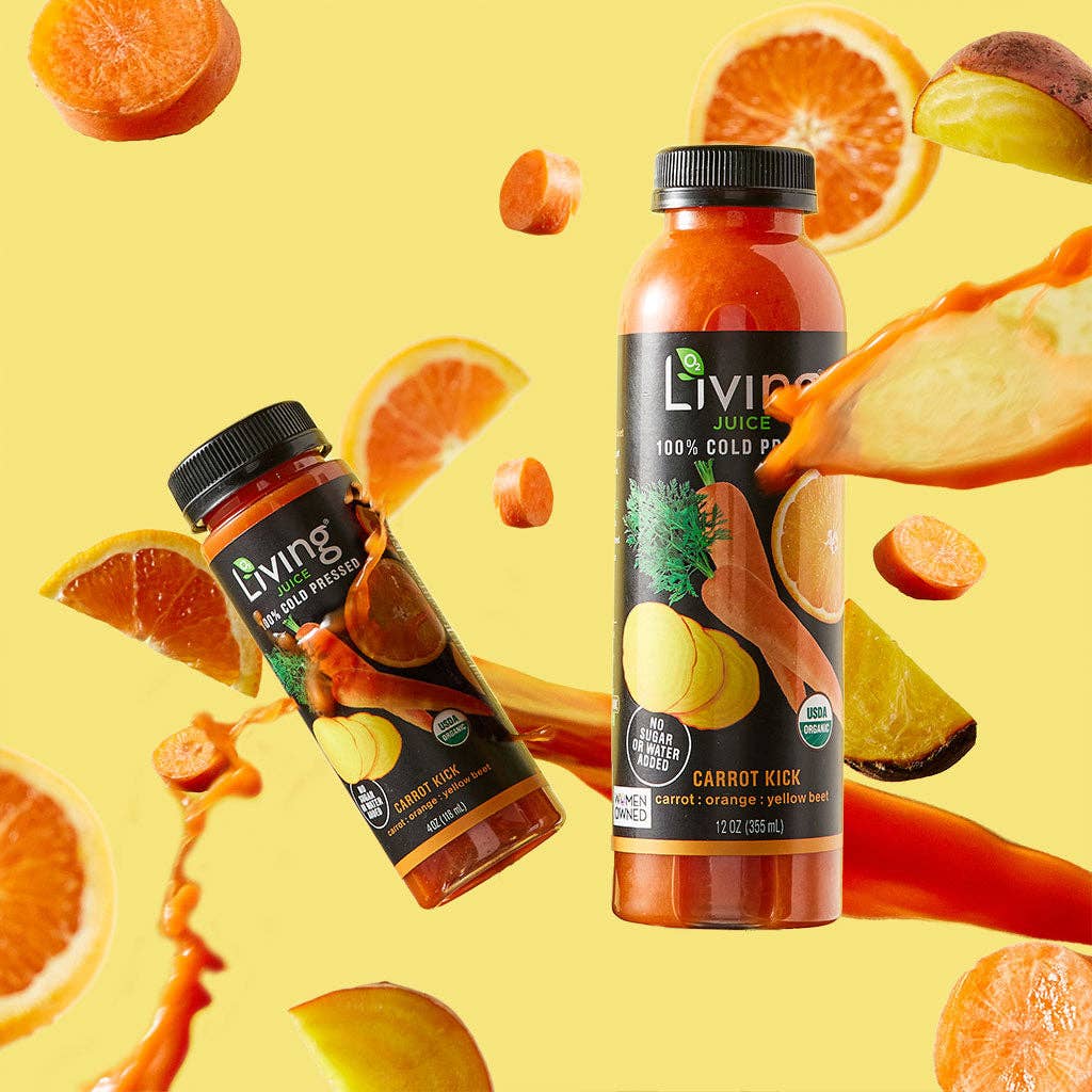 Carrot Kick Mini: 8 bottle / 4 oz