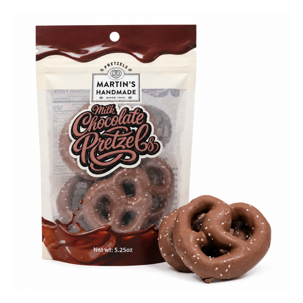 X-TRA Milk Chocolate Pretzels -3pk