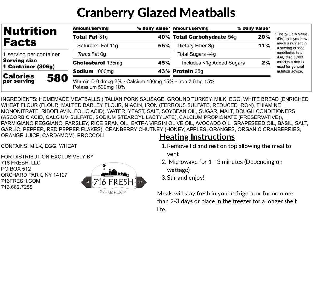 Cranberry Glazed Meatballs
