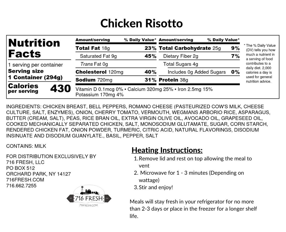 Chicken Risotto, GF