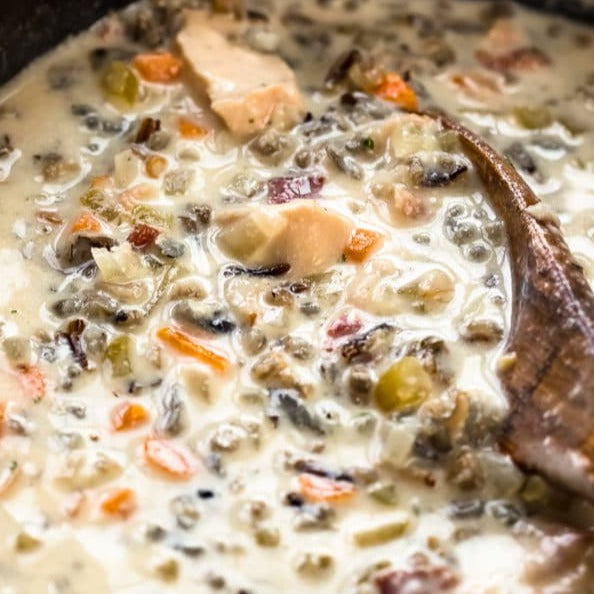 Creamy Turkey and Wild Rice Soup
