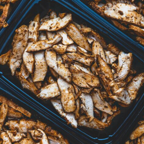 Sliced Blackened Chicken Breast- Per Pound, DF,GF
