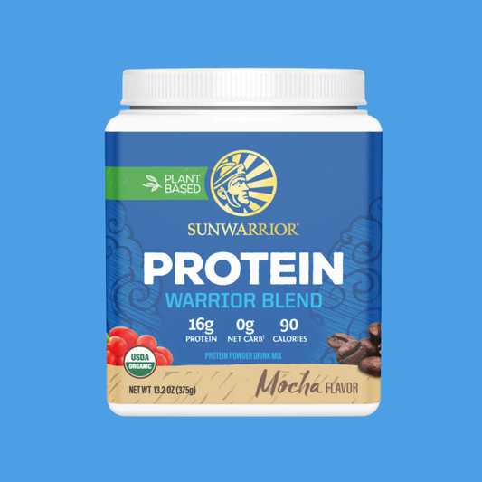 Warrior Blend Mocha Protein - Pea Protein Powder: 375g