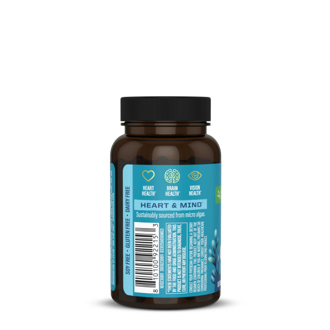 Simply Vegan Omega-3 Capsule Supplement - Vegan DHA + EPA