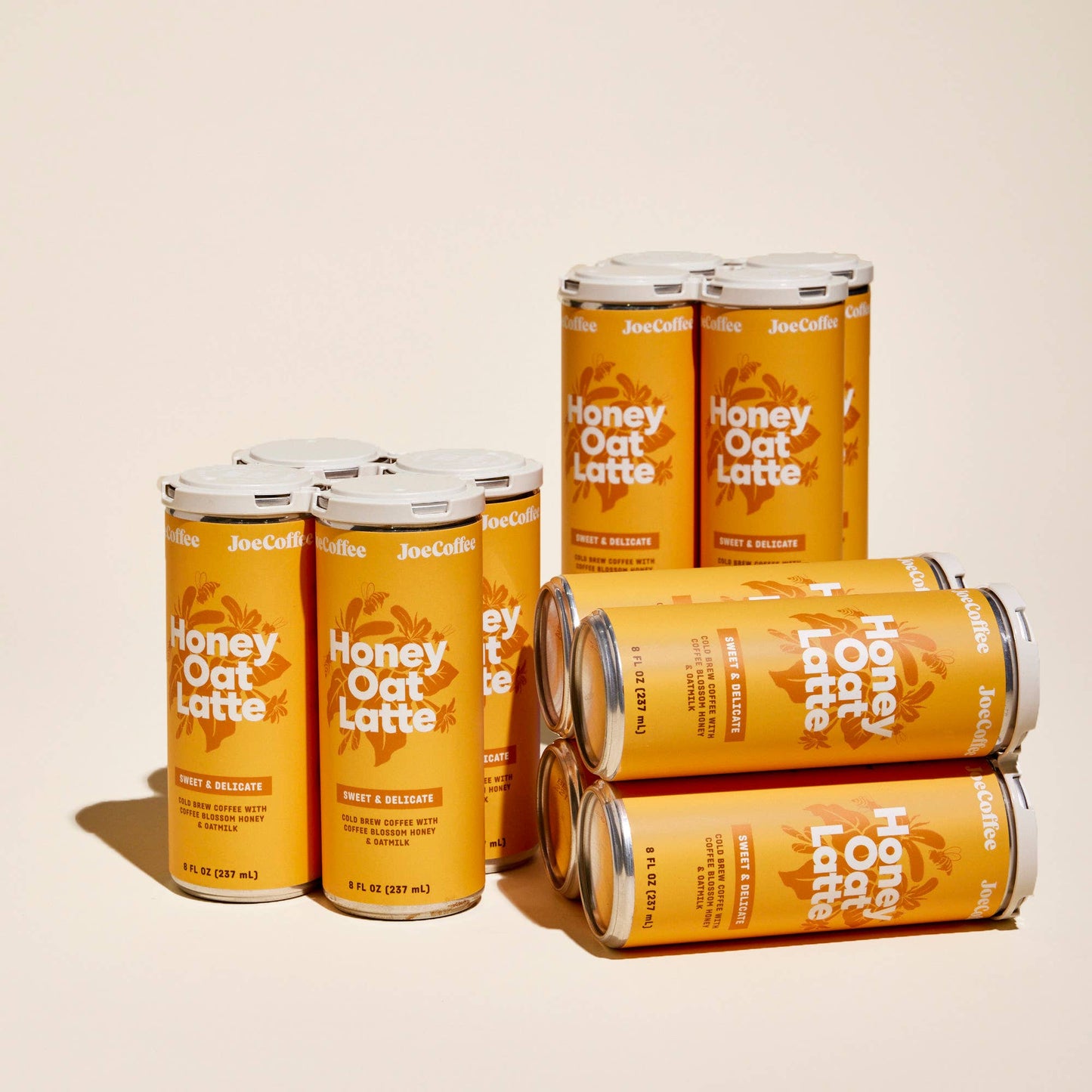 X - TRA Cold Brew Coffee Cans - Honey Oat Latte, Ready to Drink, 1 can, Dairy Free and Slightly Sweet