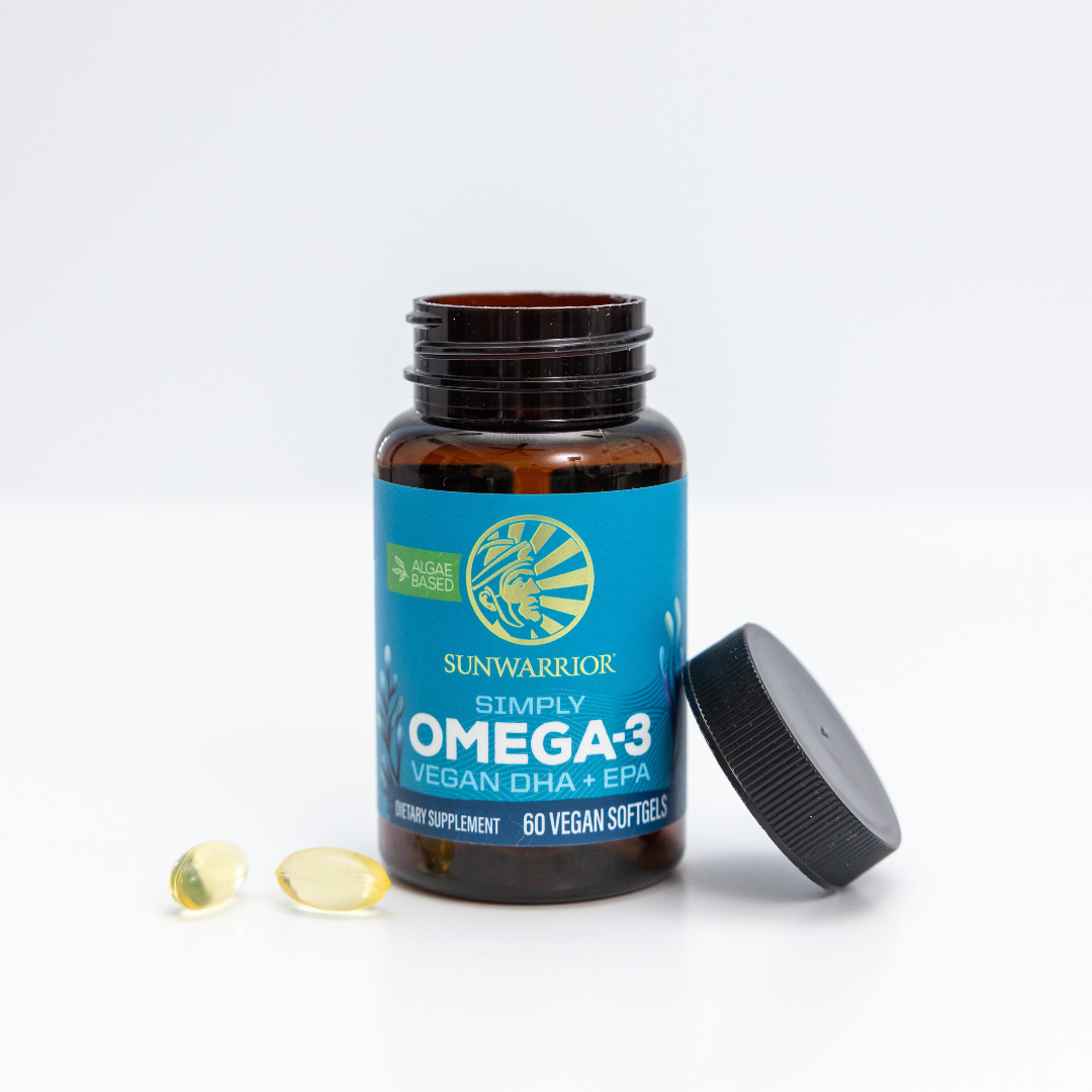 Simply Vegan Omega-3 Capsule Supplement - Vegan DHA + EPA