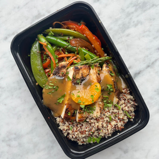 Orange Chicken & Asian Quinoa