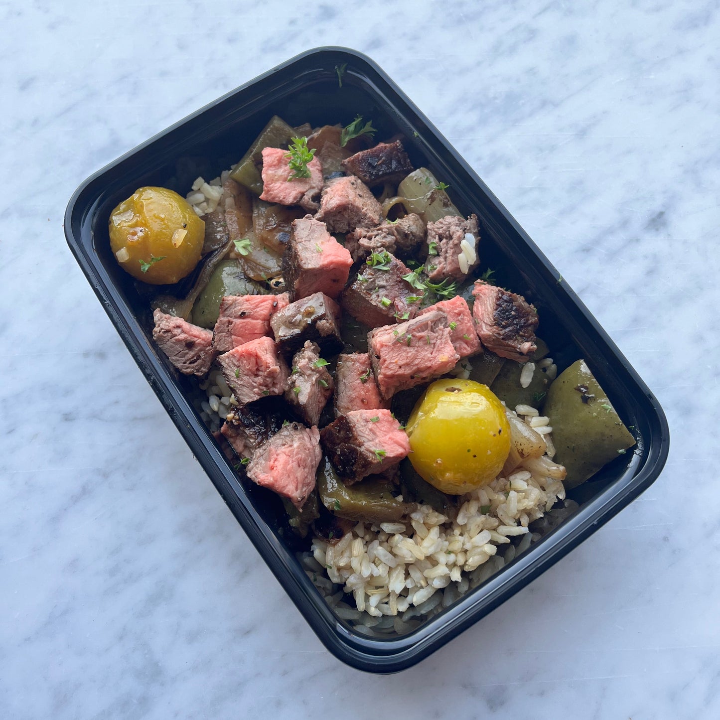Deconstructed Beef Filet Shish Kabob, GF