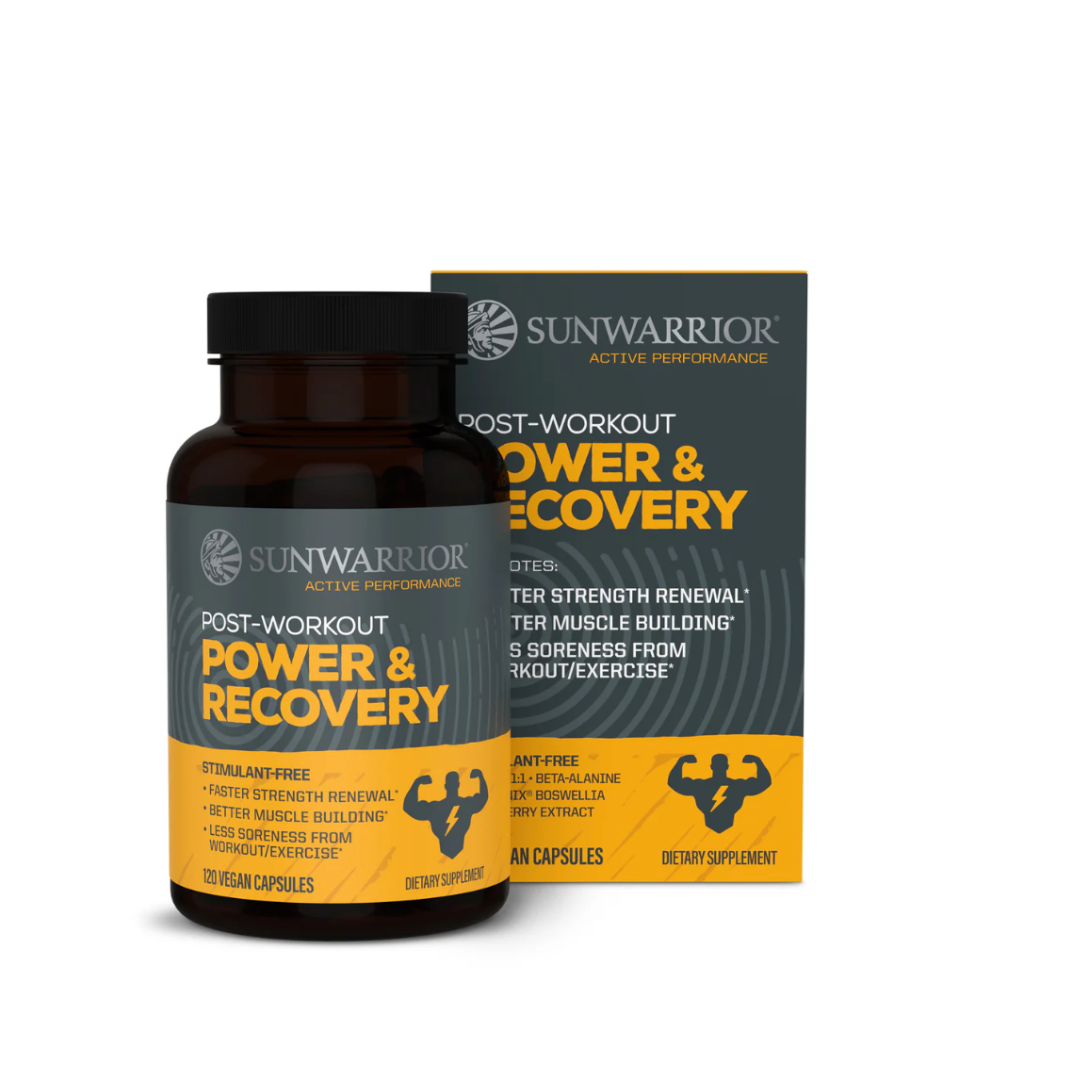 Sunwarrior Post-Workout Active Capsules - Power & Recovery