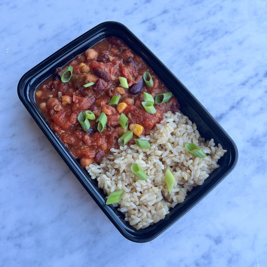 Large Chili & Rice, GF, DF