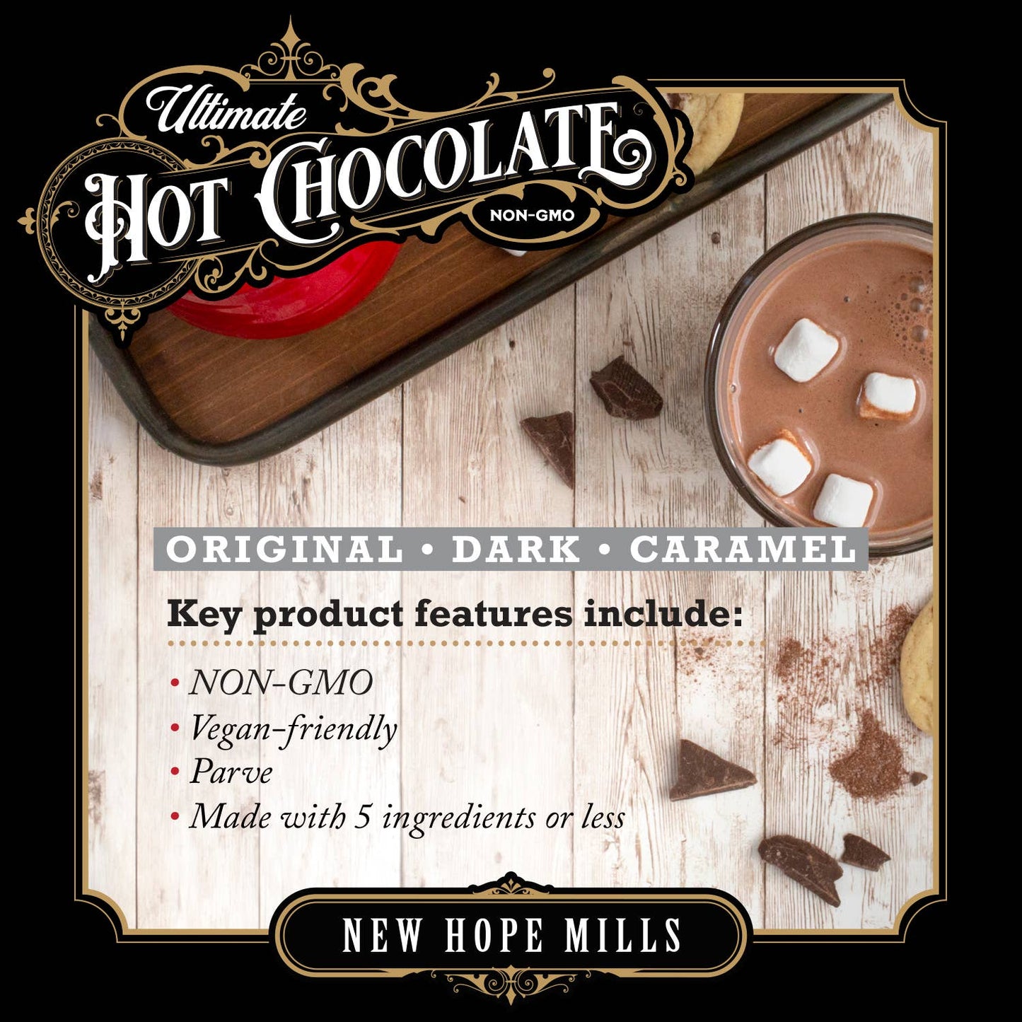 X-TRA Ultimate Hot Chocolate- Dark 12oz