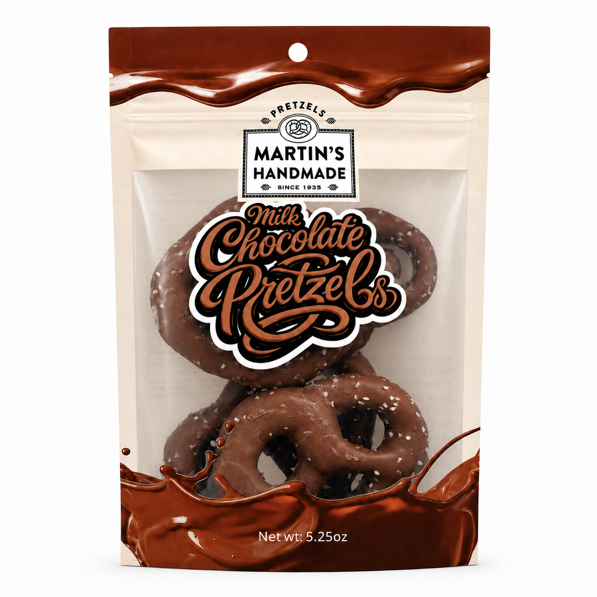 Milk Chocolate Pretzels - 6/3pk