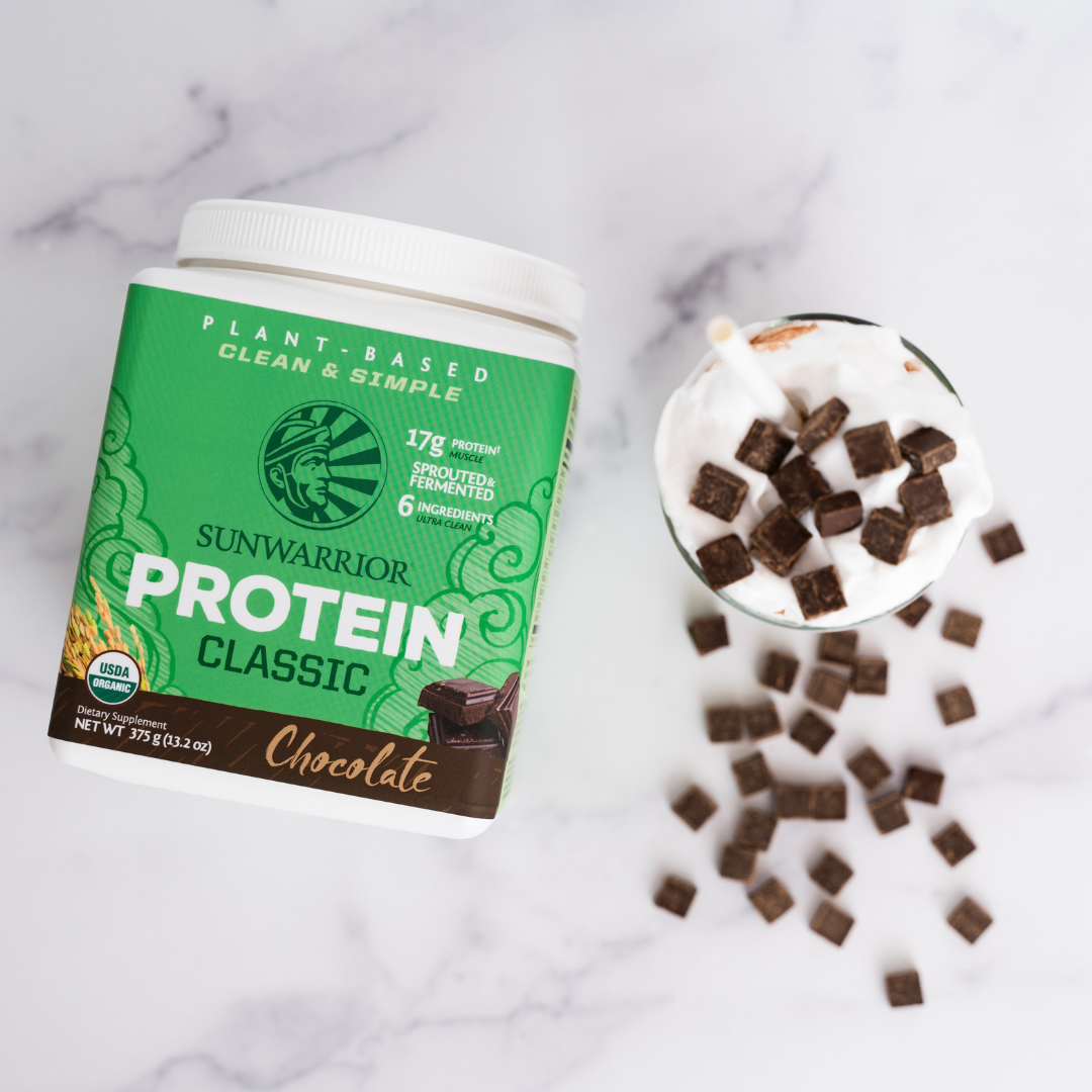 Classic Chocolate - Vegan Brown Rice Protein Powder: 375g