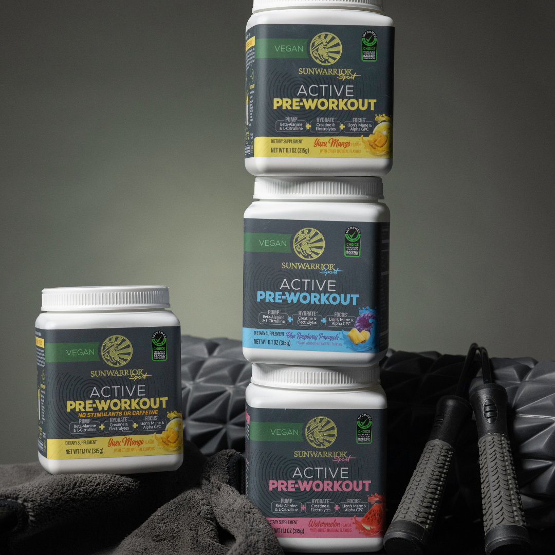 X- TRA Blue Raspberry Pineapple Active Pre-Workout Drink Powder