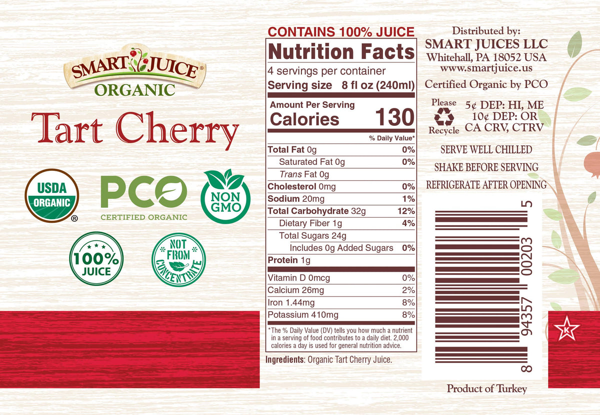 X-TRA Organic Tart Cherry Juice