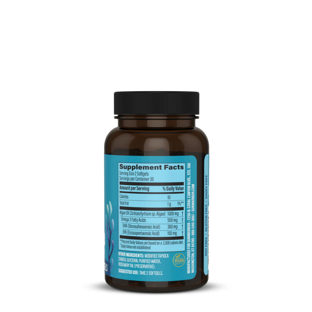 Simply Vegan Omega-3 Capsule Supplement - Vegan DHA + EPA