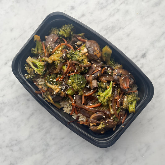Broccoli & Mushroom Stir Fry, GF