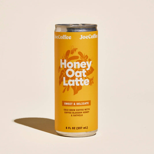 X - TRA Cold Brew Coffee Cans - Honey Oat Latte, Ready to Drink, 1 can, Dairy Free and Slightly Sweet