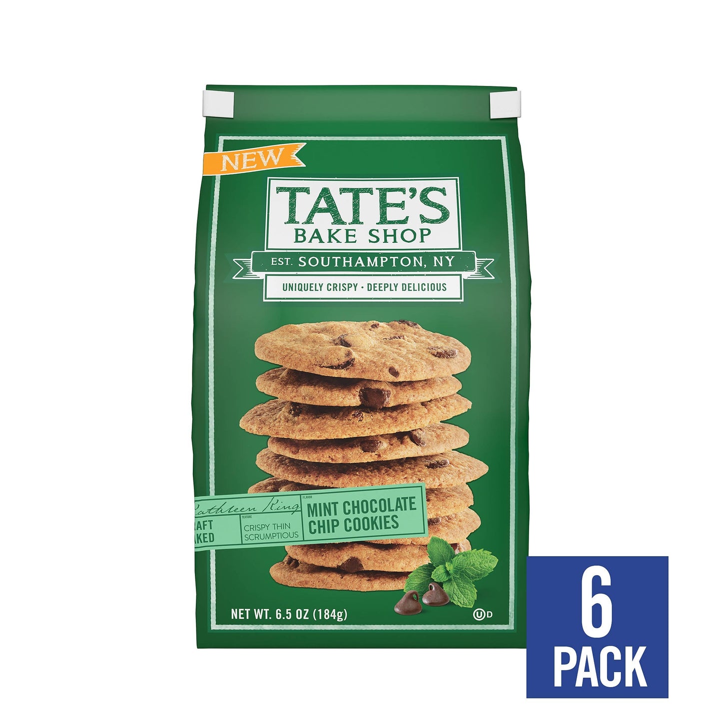 Mint Chocolate Chip Cookies | 6.5oz | 6 Count