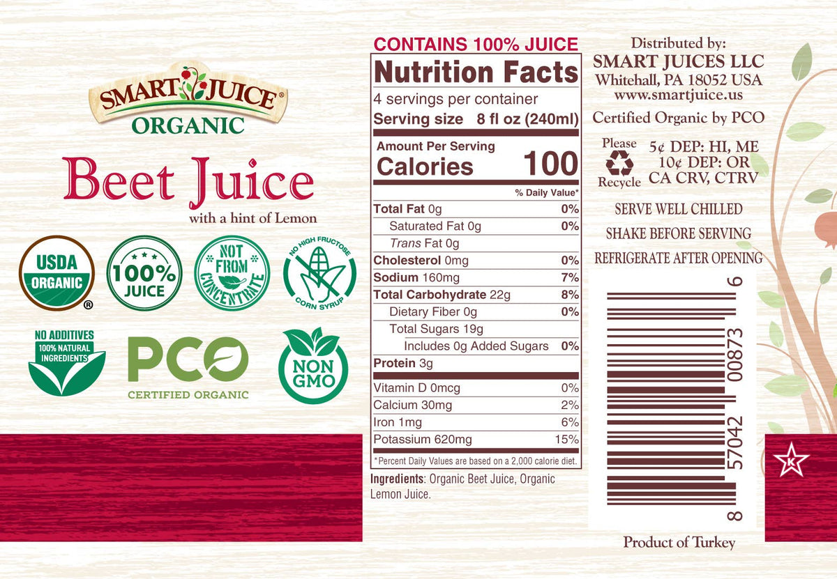 X-TRA Organic Beet Juice