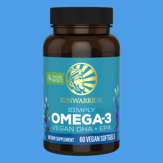 Simply Vegan Omega-3 Capsule Supplement - Vegan DHA + EPA