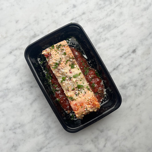 Homemade Italian lasagna